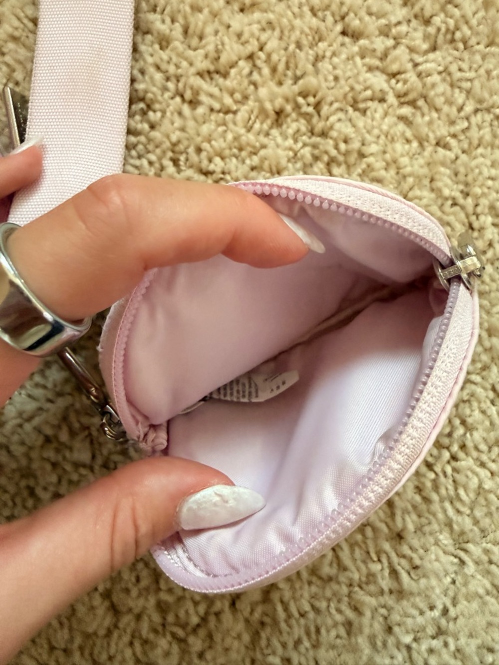 lululemon athletica Pink and Light Pink Dual Wristlet Pouches - Picture 3 of 4